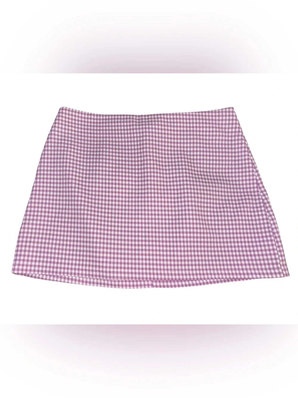 Urban Outfitters Purple Gingham Mini Skirt Size Large Cottagecore Y2K